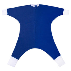 SleepingBaby Flying Squirrel pajamas zipper close-up enables quick diaper changes on the go.