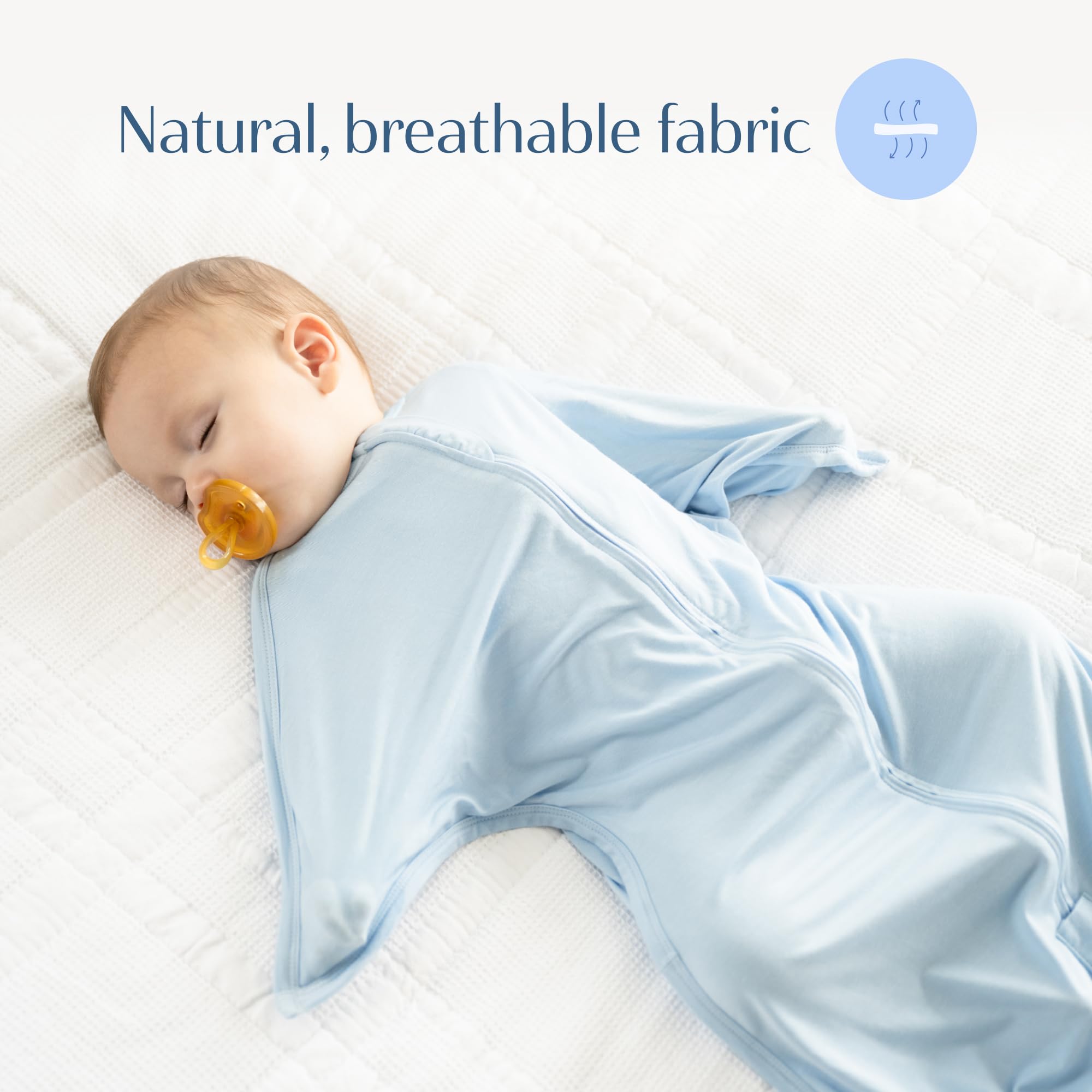 SleepingBaby Leg-movement space emphasizes room for little legs to kick safely.
