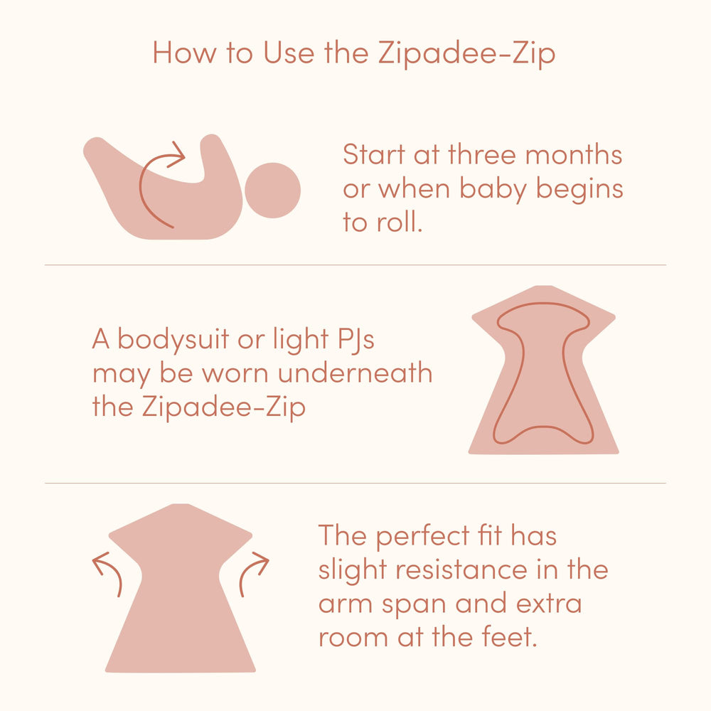 SleepingBaby Zipadee-Zip Basil baby sleeping scene shows secure cozy wear.