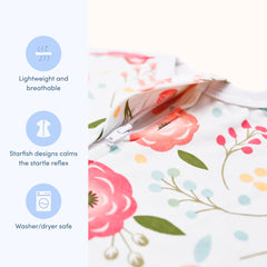 SleepingBaby Zipadee-Zip roomy fit supports natural movement during sleep and transitions.