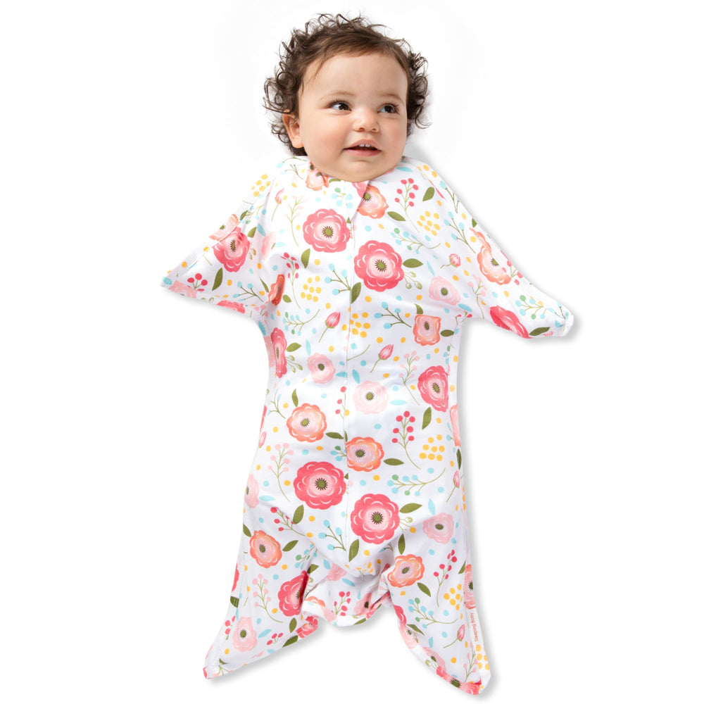 SleepingBaby Zipadee-Zip starfish design closeup offers womb-like coziness for calmer newborn transitions.