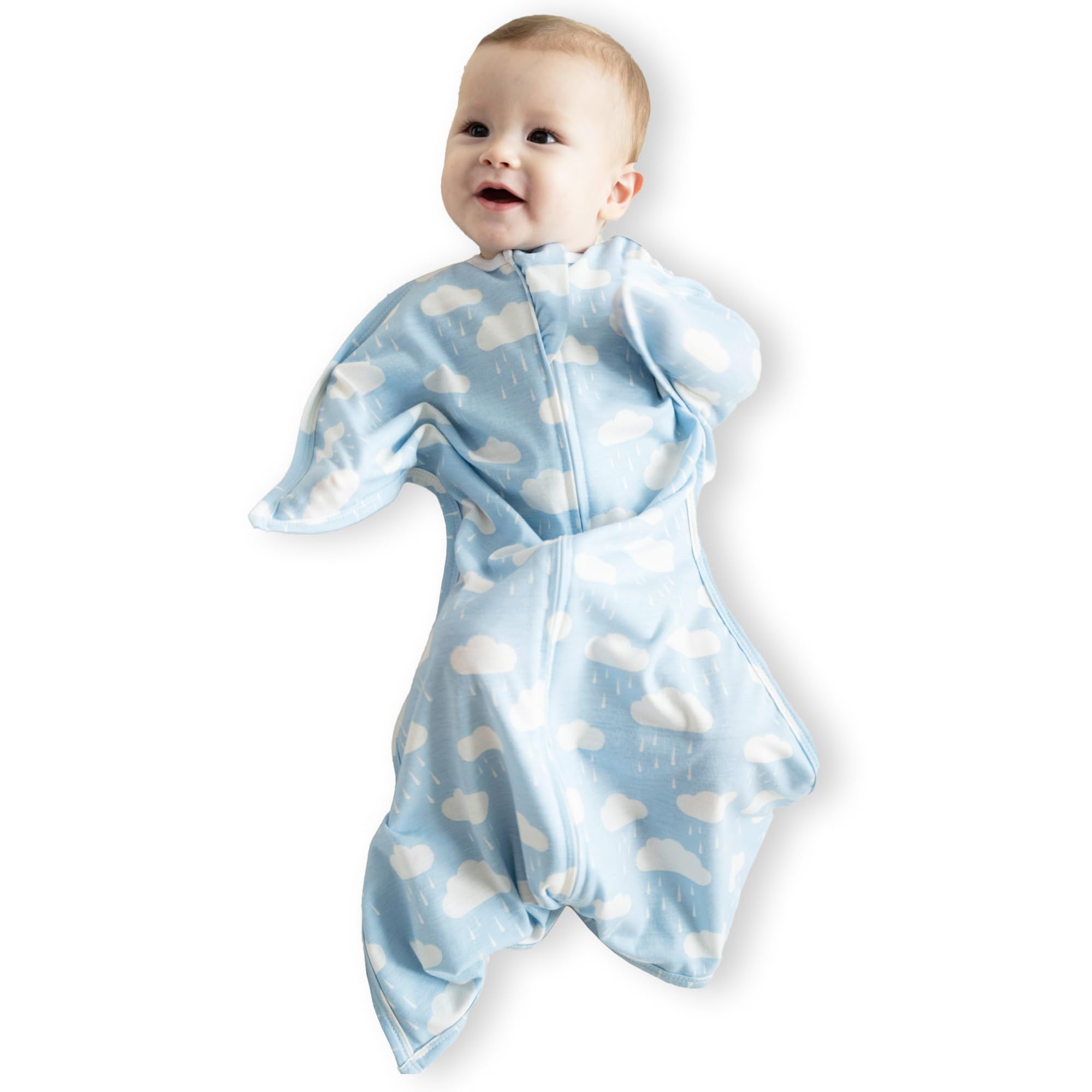 SleepingBaby Zipadee-Zip starfish design shows womb-like snugness for calm transitions