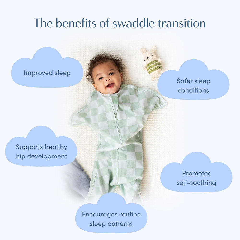 SleepingBaby Zipadee-Zip X-Small suits 3-6 month babies for transition wear