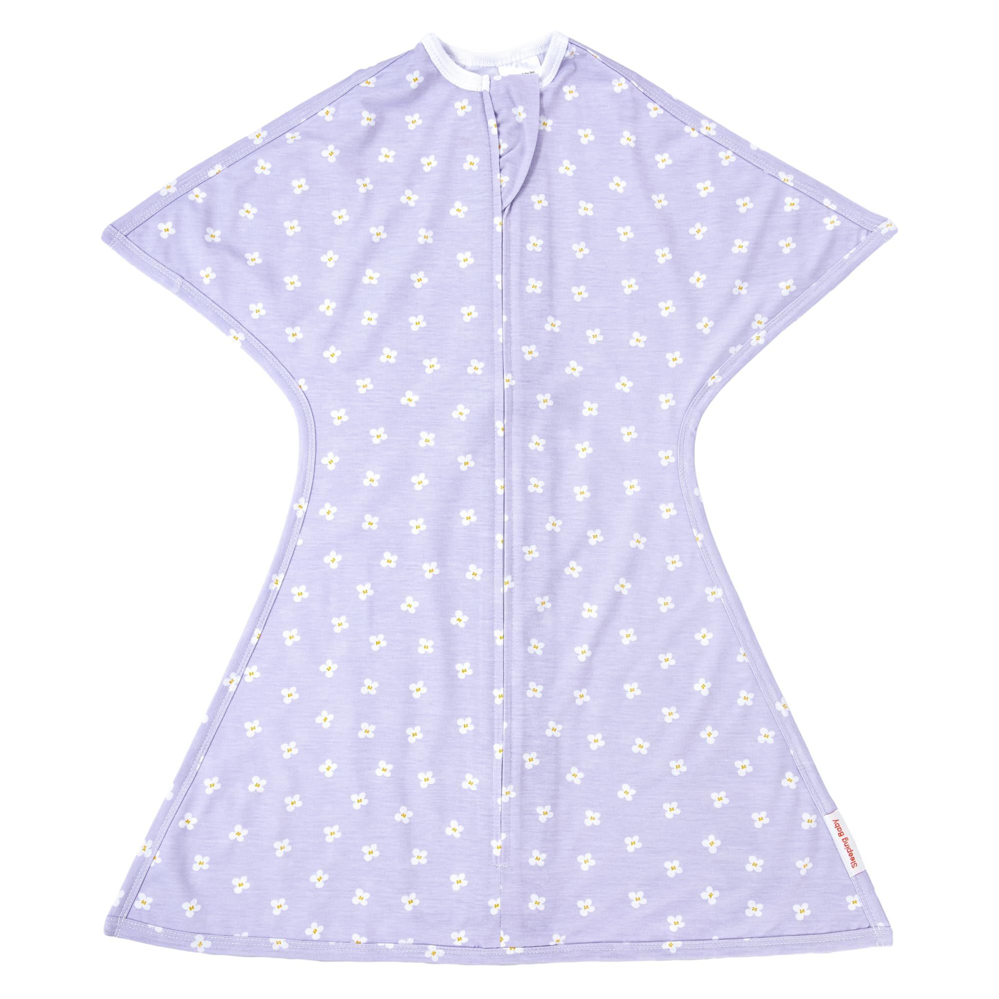 SleepingBaby Zipadee-Zip transition swaddle open for easy nighttime diaper changes.