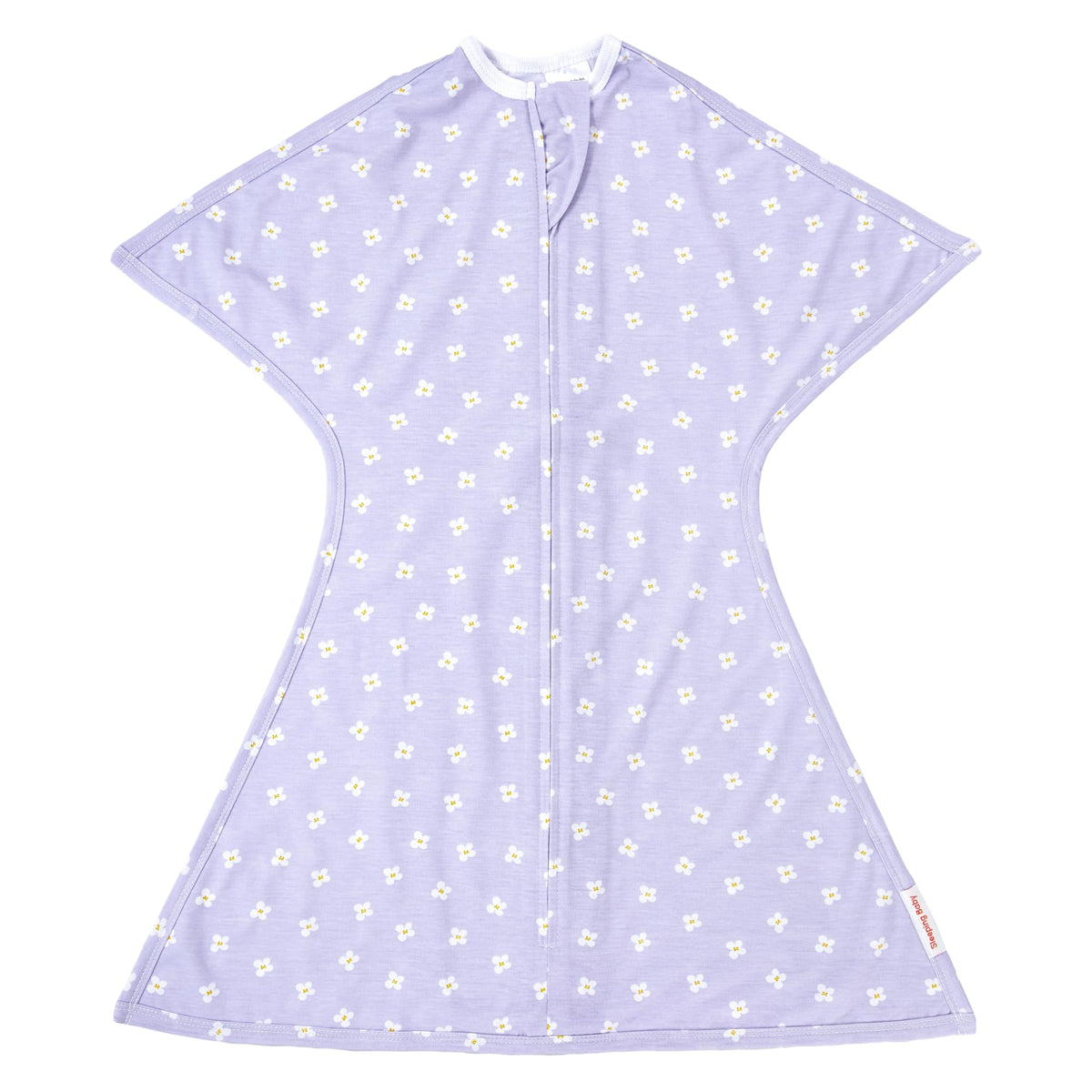 SleepingBaby Zipadee-Zip transition swaddle open for easy nighttime diaper changes.