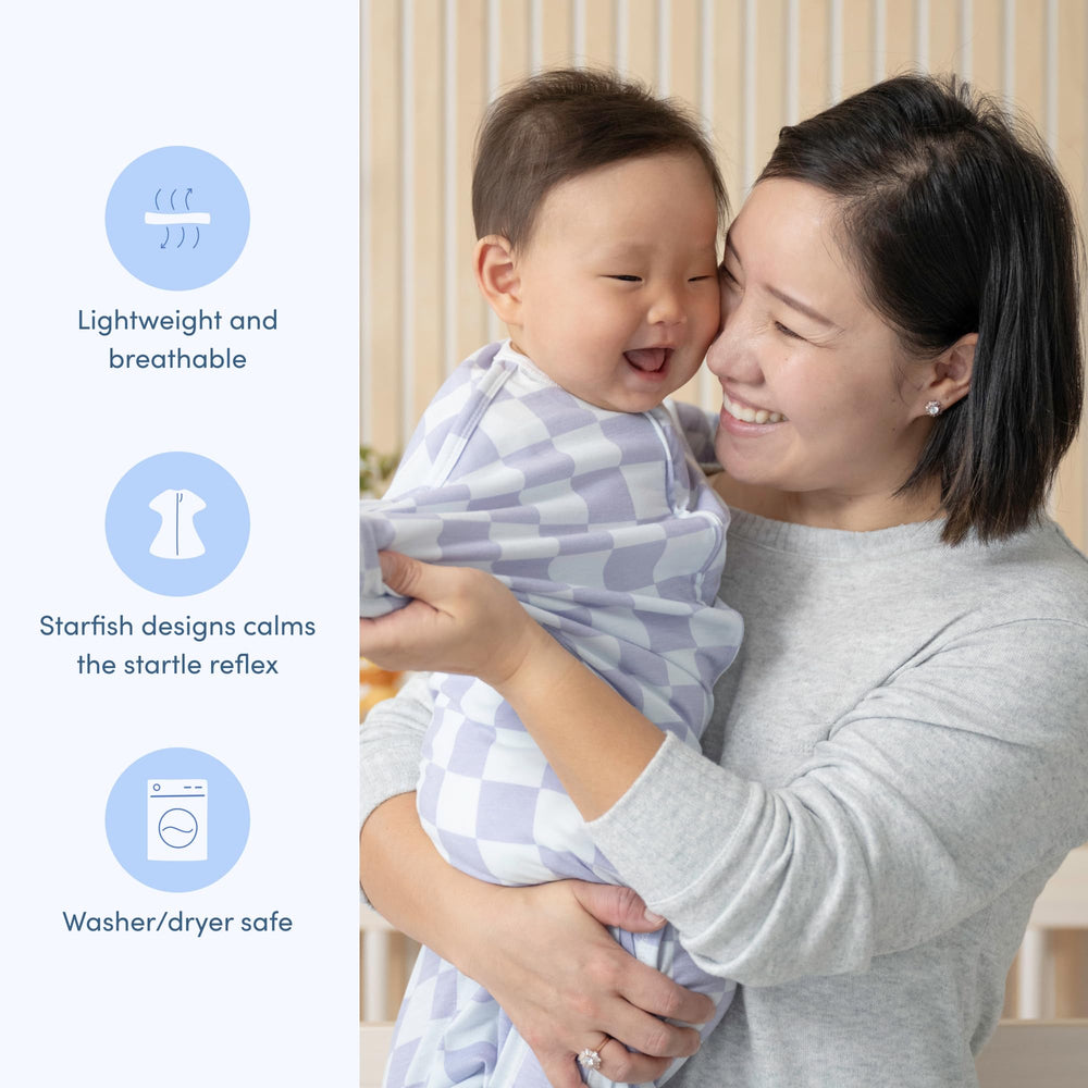 SleepingBaby Zipadee-Zip zipper access enables quick night-time diaper changes