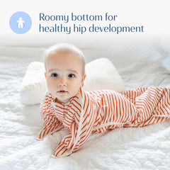 SleepingBaby Zipadee-Zip zipper opening enables quick diaper changes.