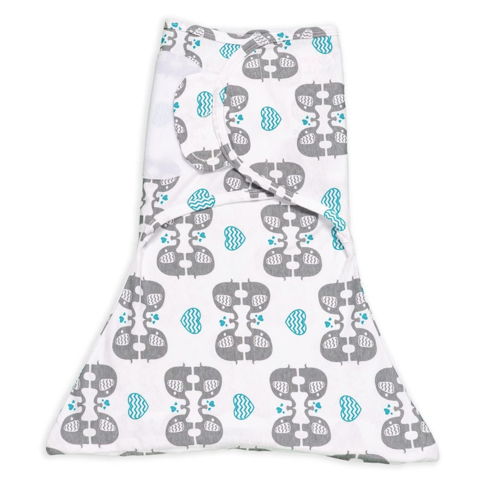 SleepingBaby Zippy Swaddle with bottom zipper for quick diaper changes