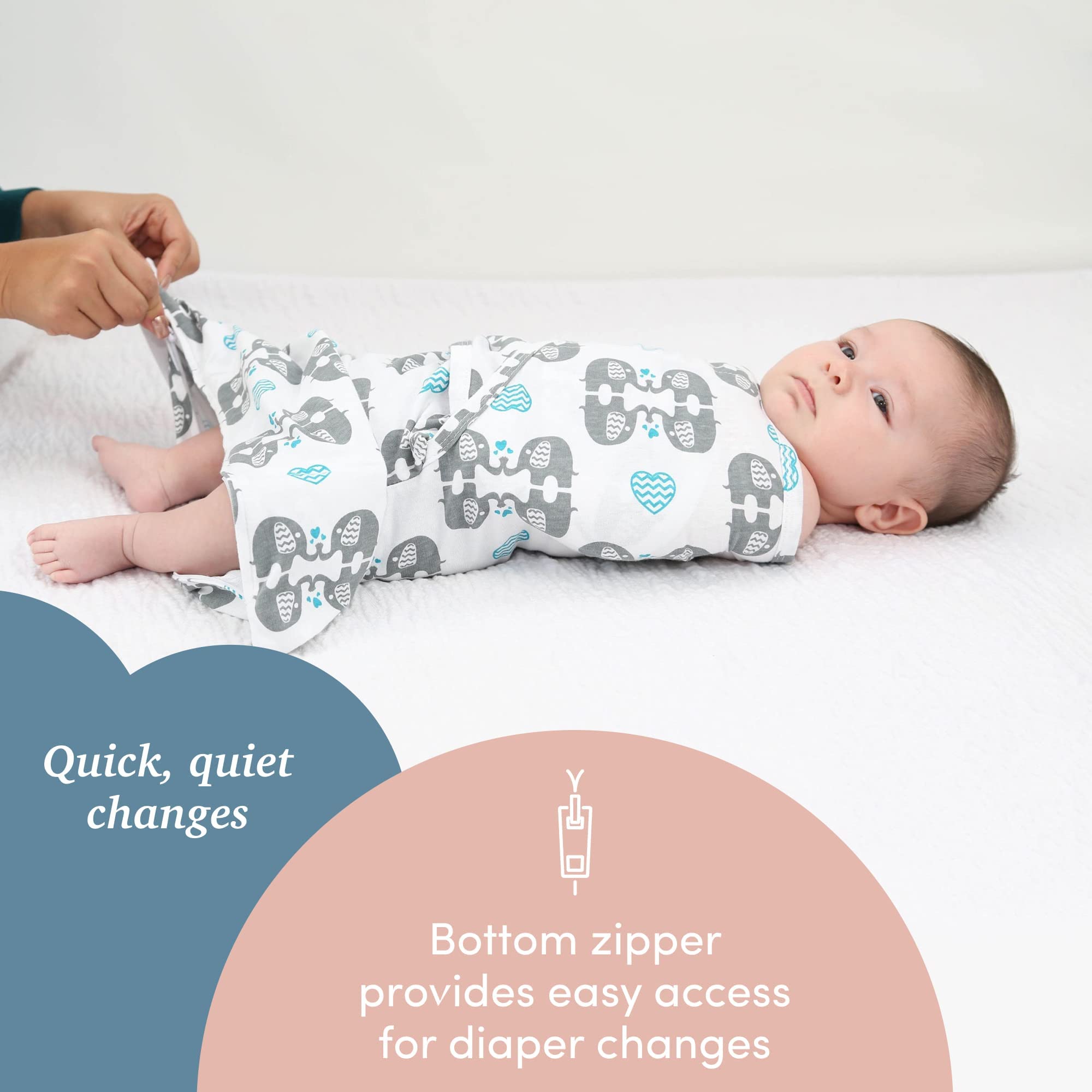 SleepingBaby Zippy Swaddle design focused on safe sleep environment