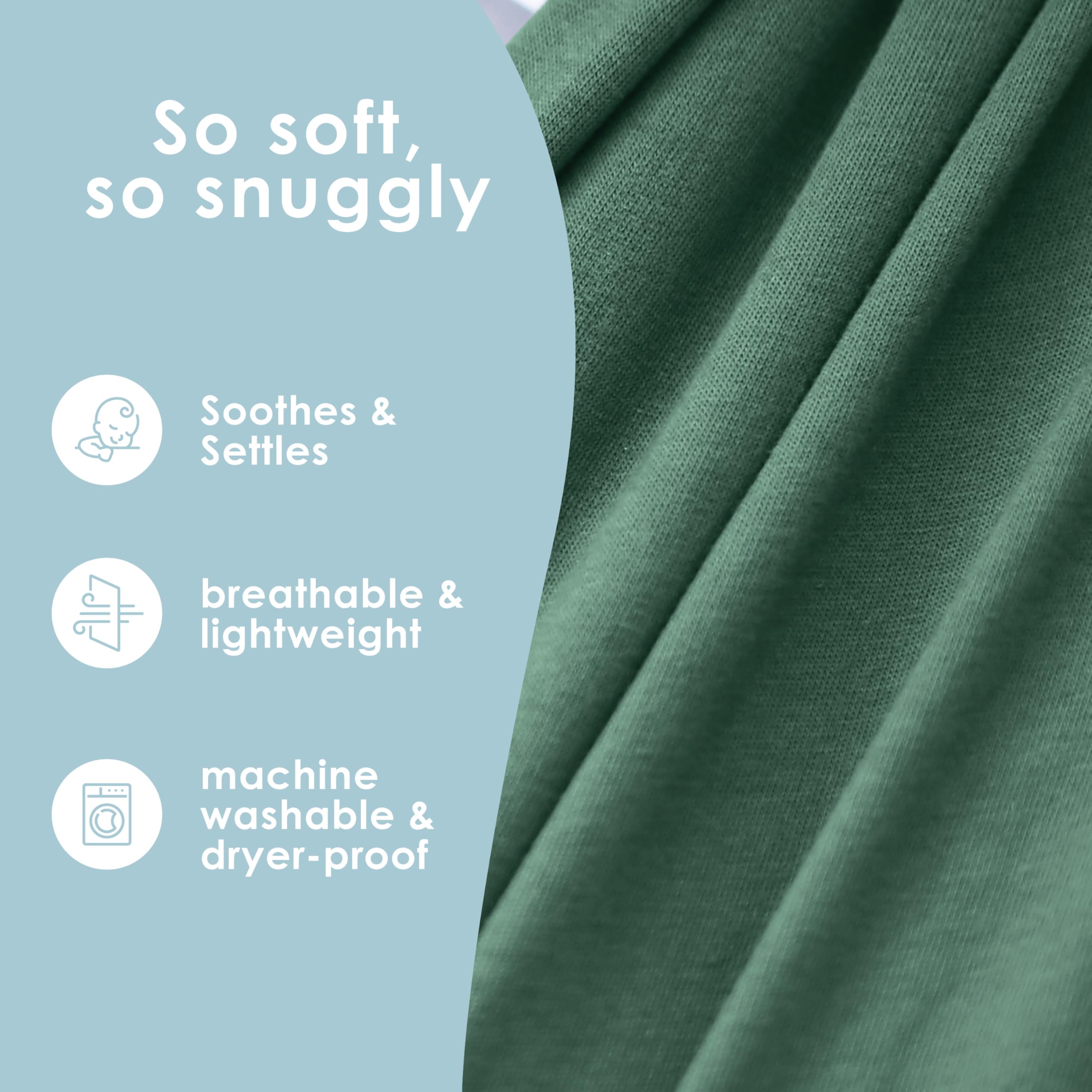 Sleepy Wrap-close-contact-baby-heartbeat promotes soothing bonding during wear