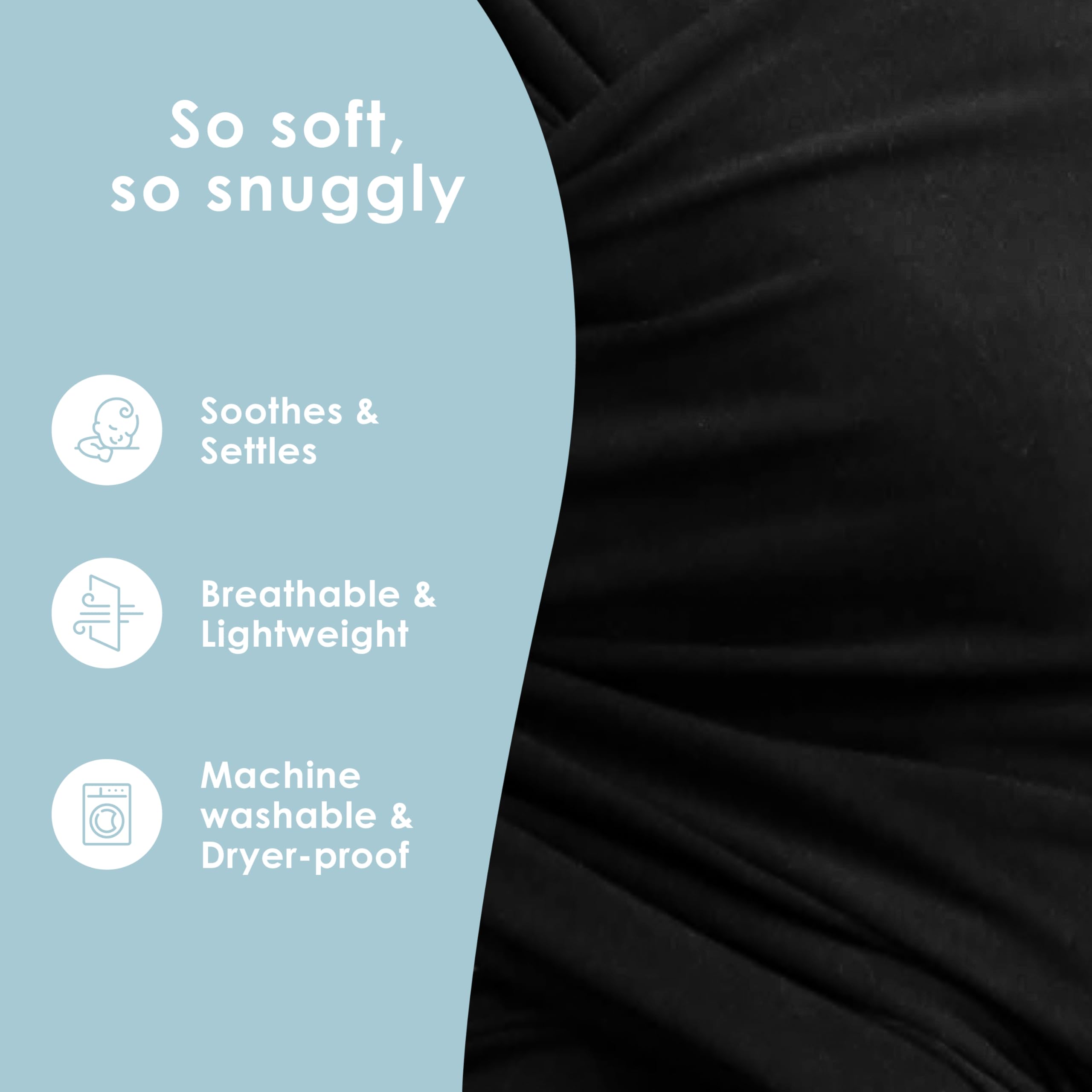Sleepy Wrap being carried on the go, diaper bag-ready and portable.