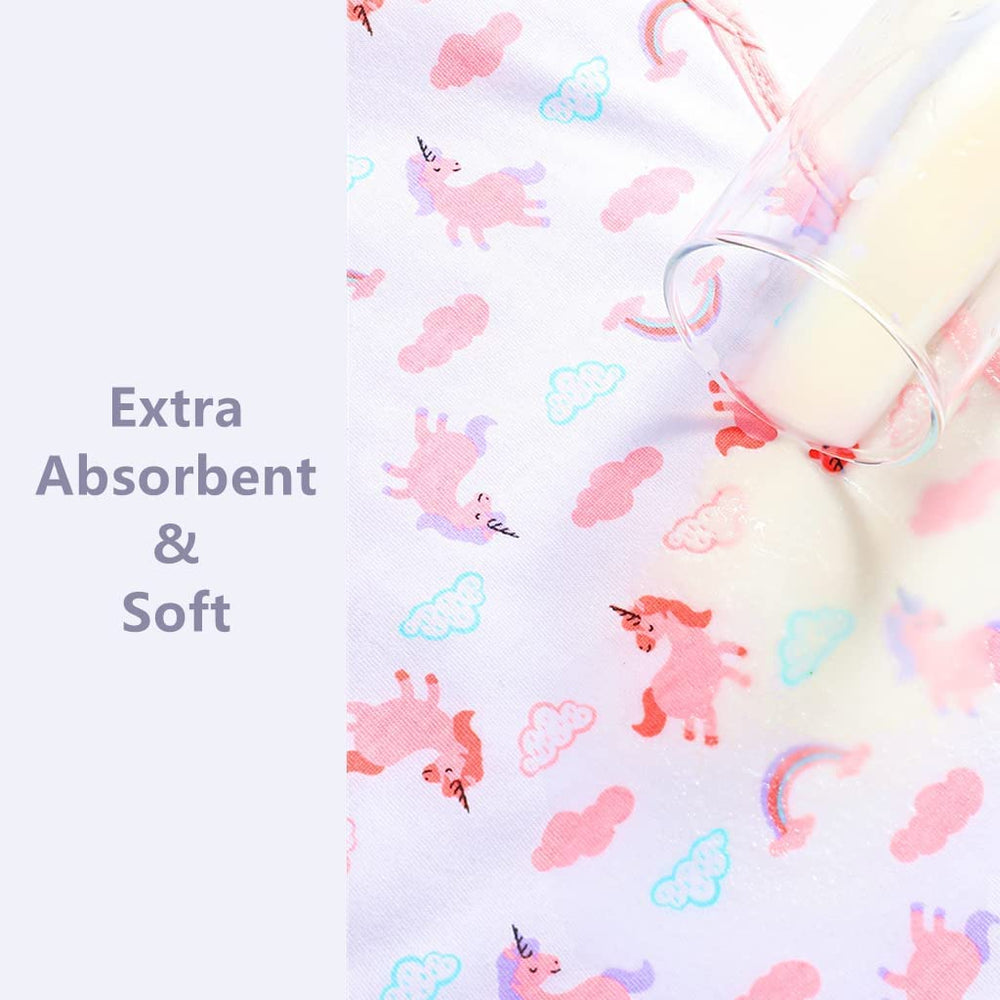 Sleepyturtle burp cloth extra absorbent catches messes for quick cleanups.