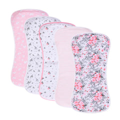 Sleepyturtle burp cloth in soft cotton protects delicate skin during feeds.