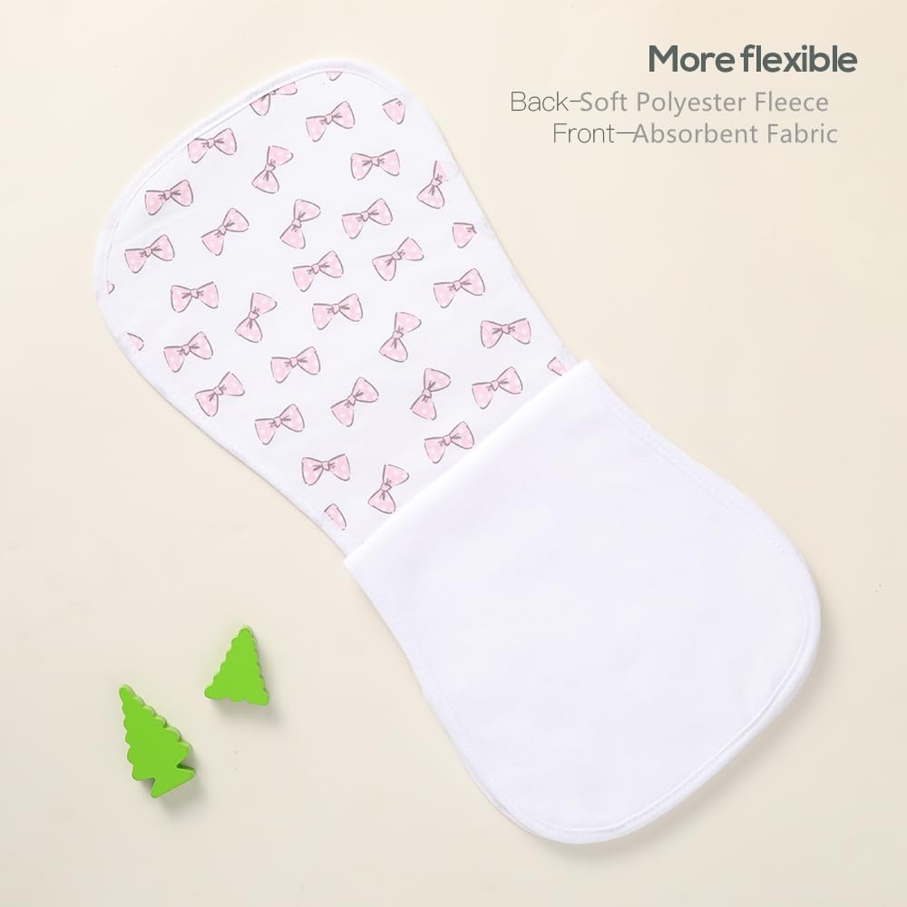 Sleepyturtle burp-cloths colorful-designs brighten nurseries while remaining practical.