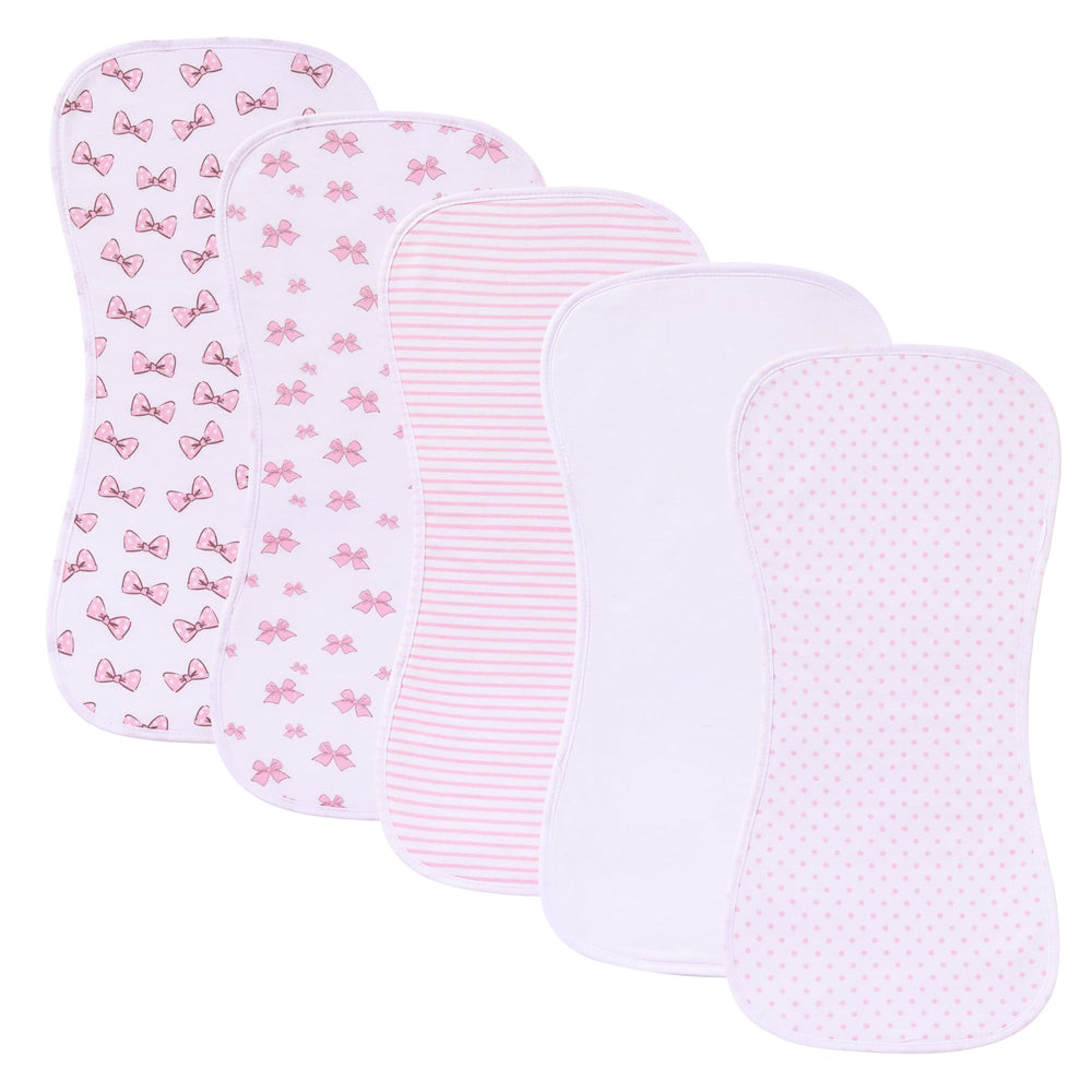 Sleepyturtle burp-cloths cotton-soft-absorbent deliver gentle protection during feeding.