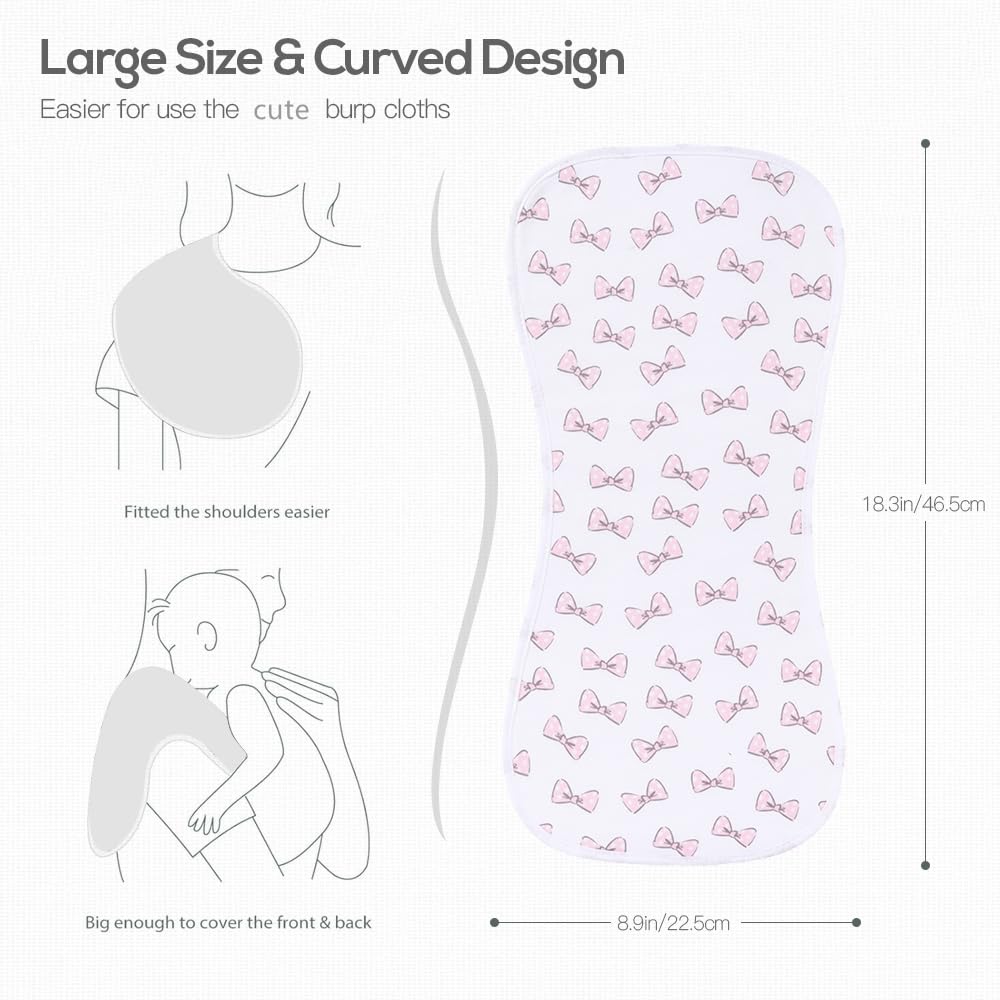 Sleepyturtle burp-cloths waterproof-layer keep clothes and surfaces dry after spills.