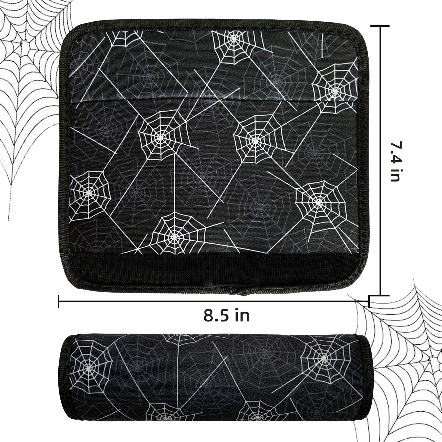 SLEILIN Spider seatbelt cover on child demonstrates adjustable fit for growing kids.