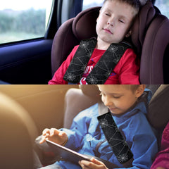 SLEILIN Spider seatbelt cover washable and quick-drying material for easy cleaning.