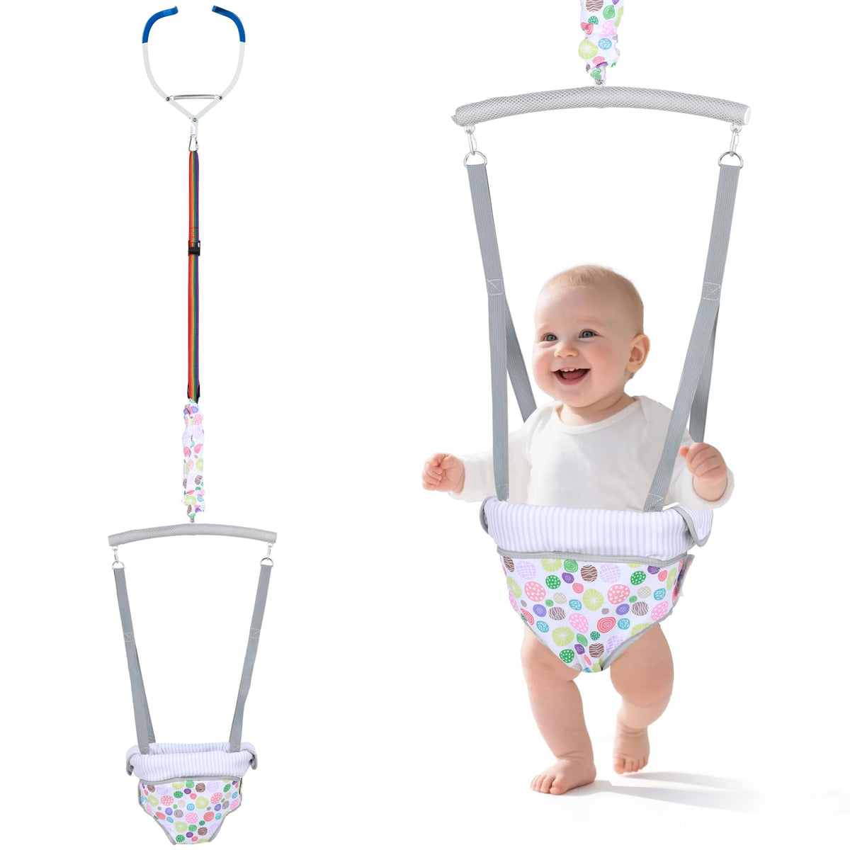 Slevoo Baby Jumper doorframe dimensions check ensures doorway compatibility for safe setup.