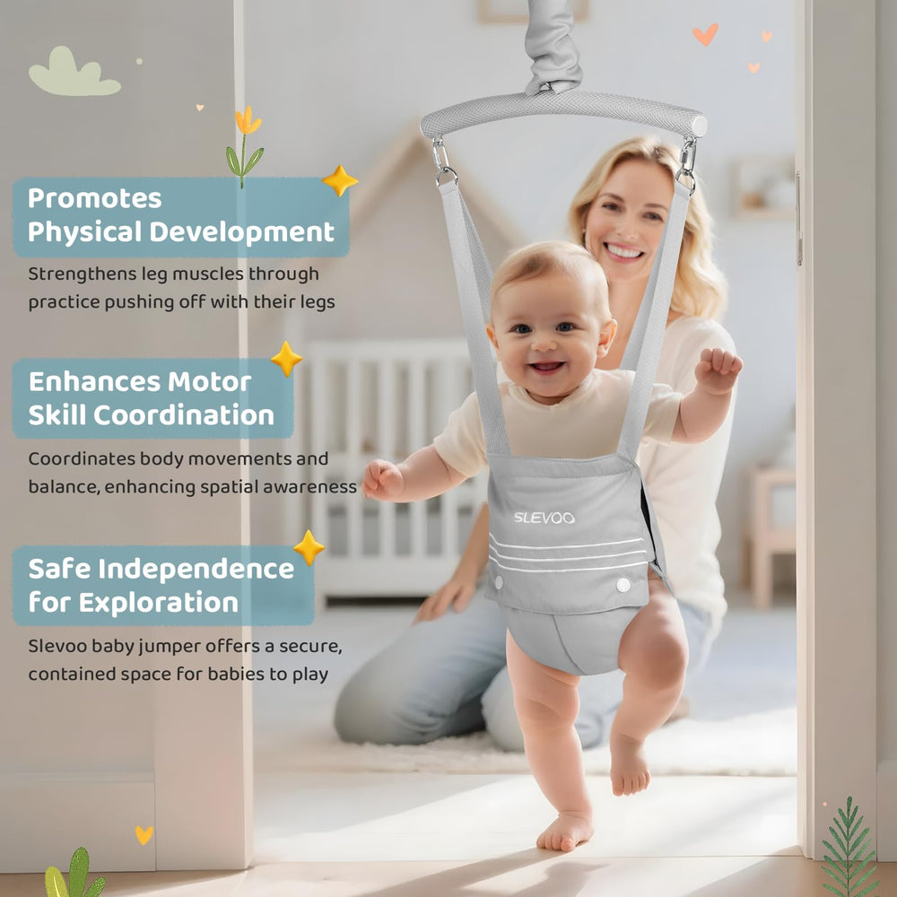 Slevoo baby jumper grey fabric close-up highlights soft, durable material