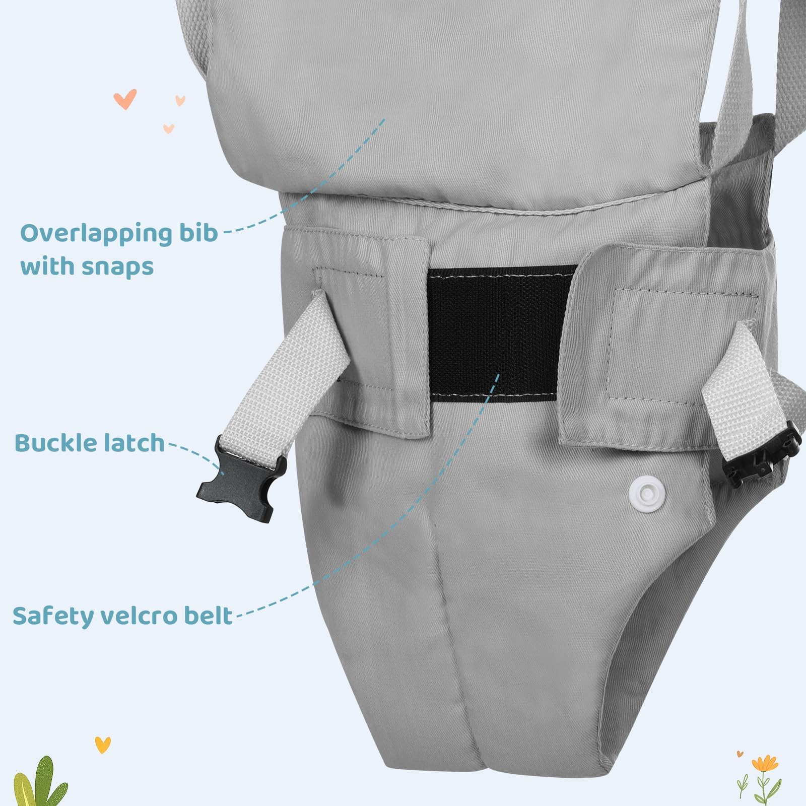 Slevoo baby jumper in doorframe demonstrates space-saving setup for small homes