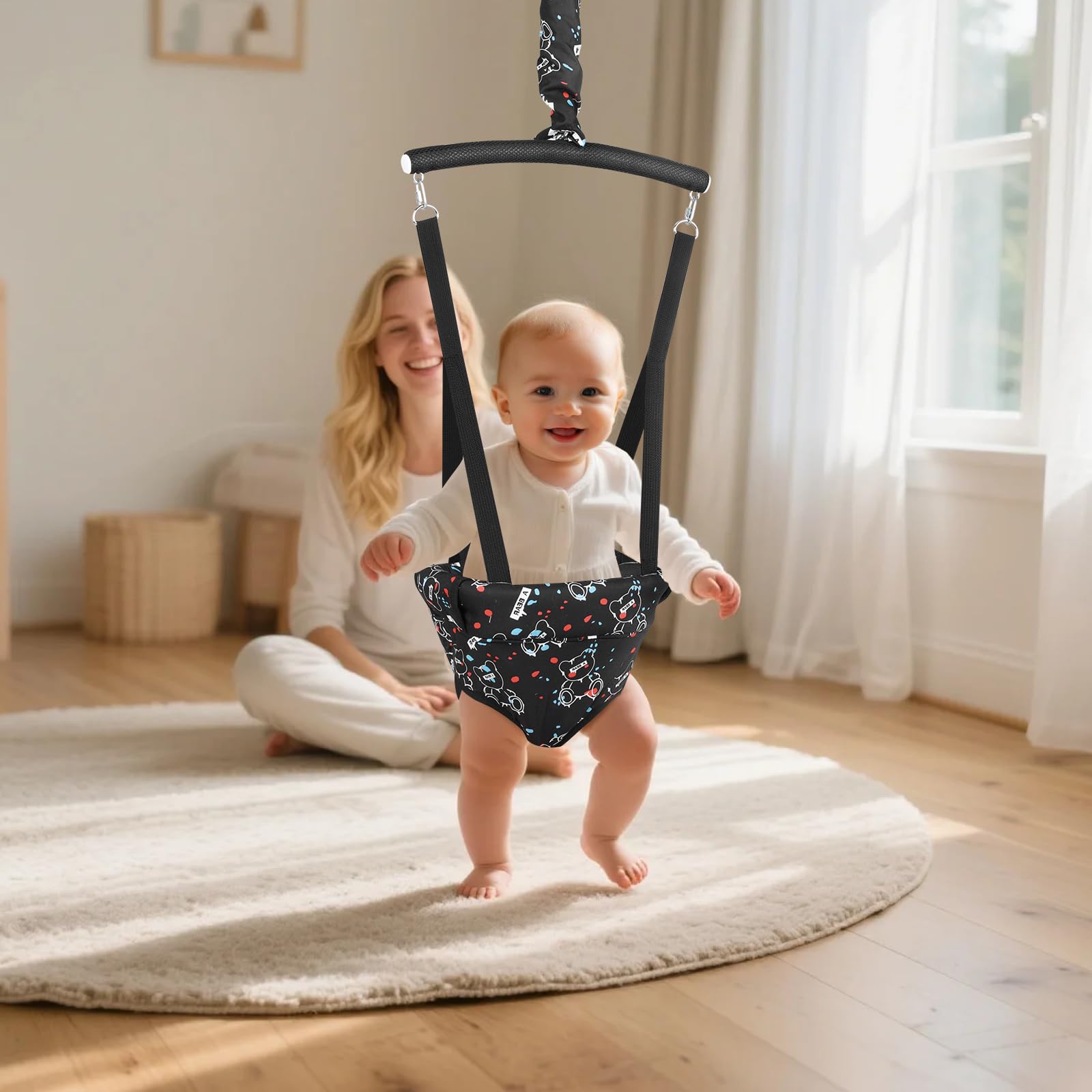 Slevoo baby jumper unboxed packaging with components