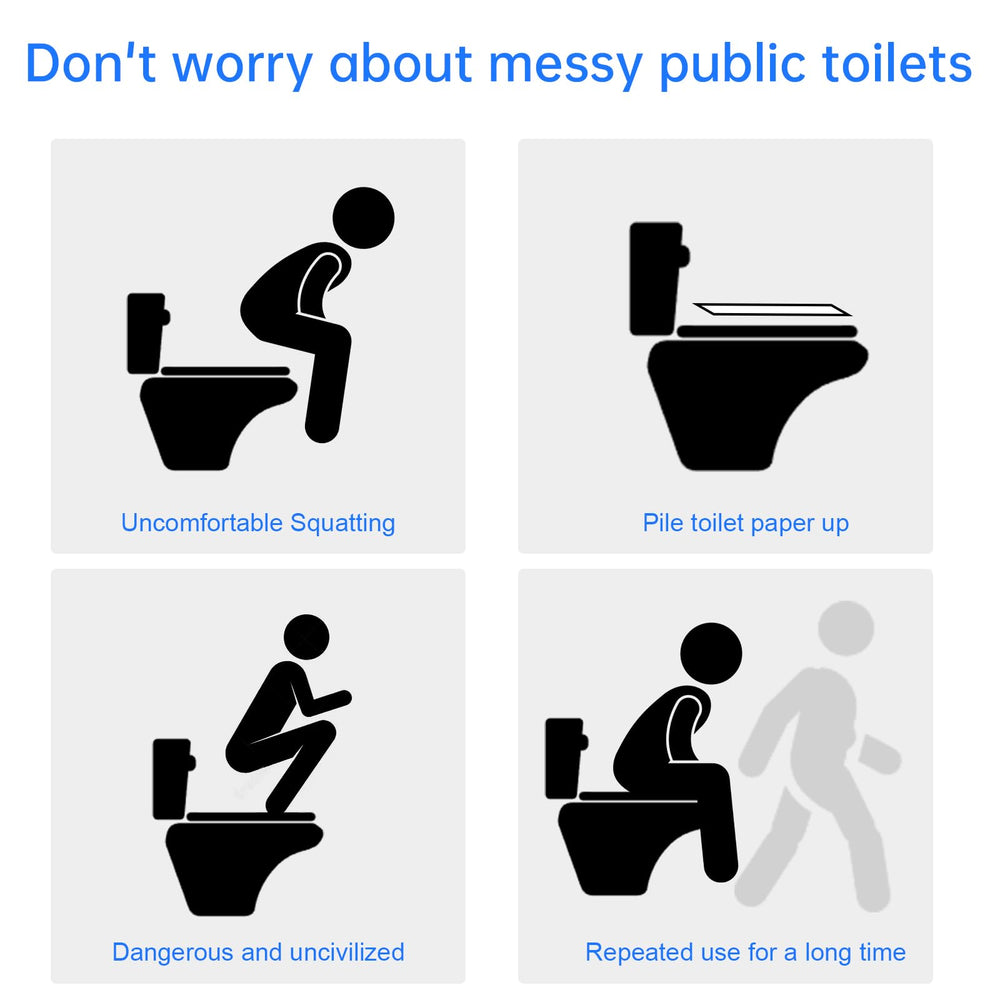 Sliverdew toilet seat covers in use on a toilet seat offering added hygiene.