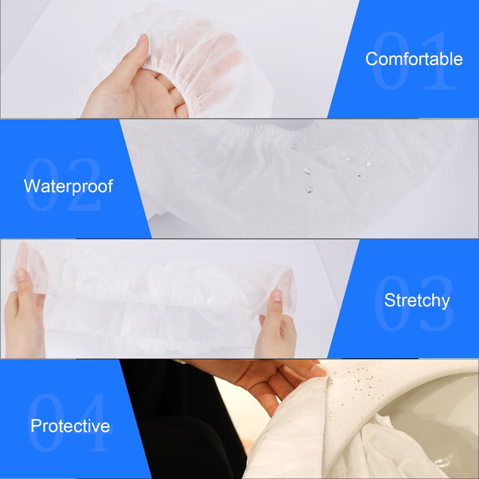 Sliverdew toilet seat covers universal-fit demonstrating versatile compatibility for various toilets.