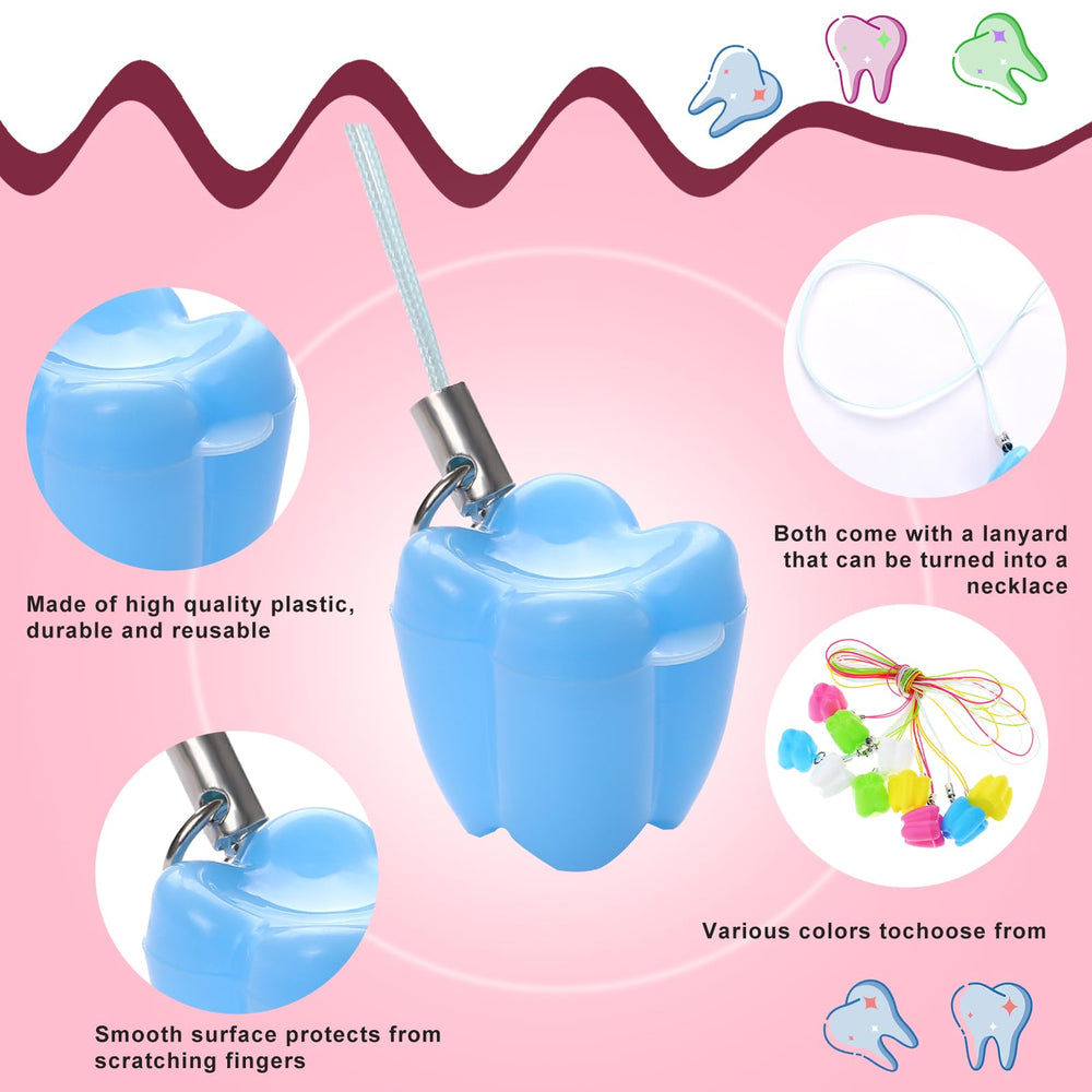 Sliverdew tooth saver necklace color varieties offer kid-friendly choices and memories