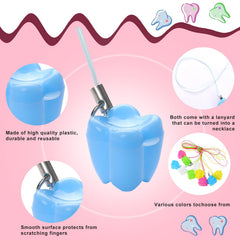 Sliverdew tooth saver necklace color varieties offer kid-friendly choices and memories