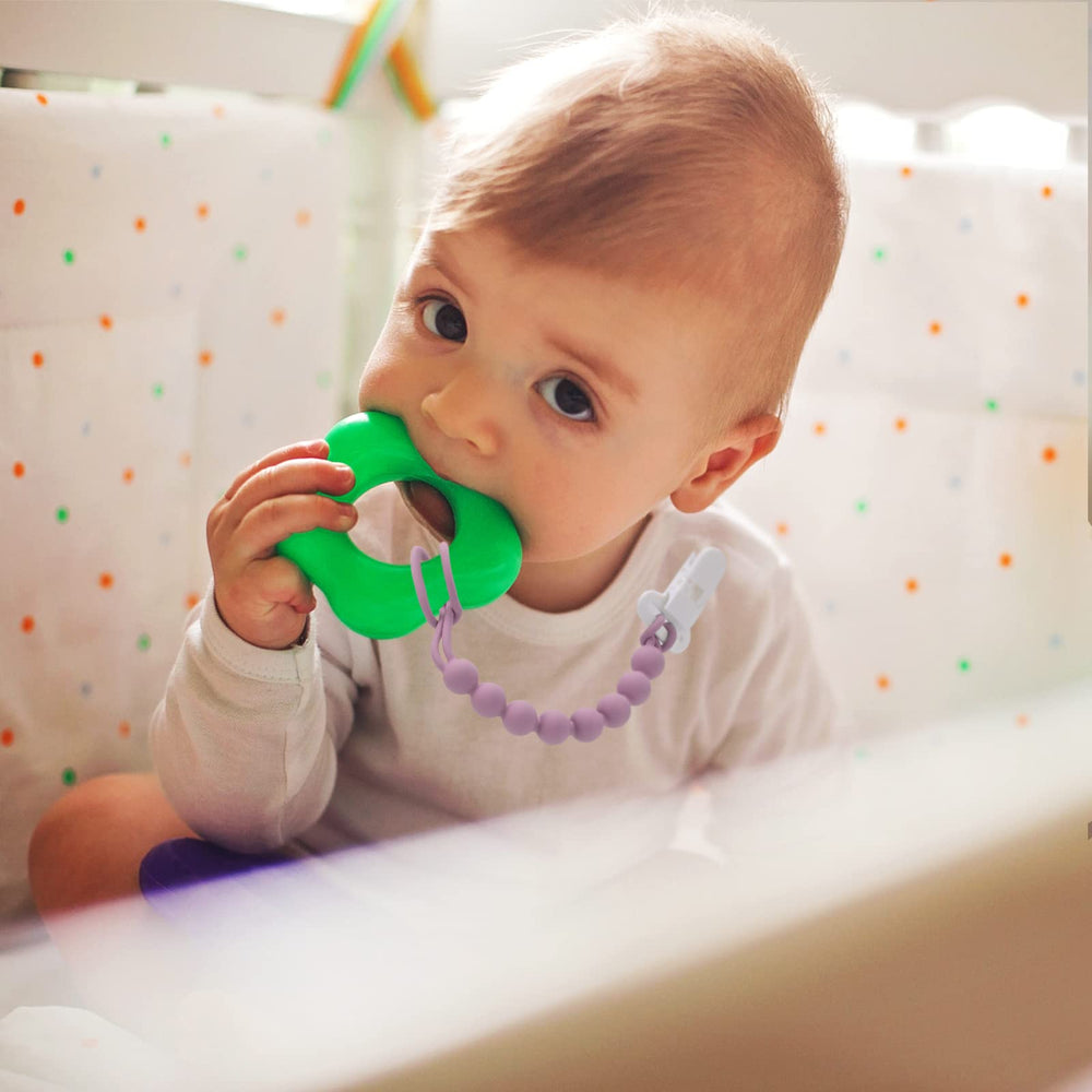 Slotic pacifier clip pink easy cleaning and care for busy families.