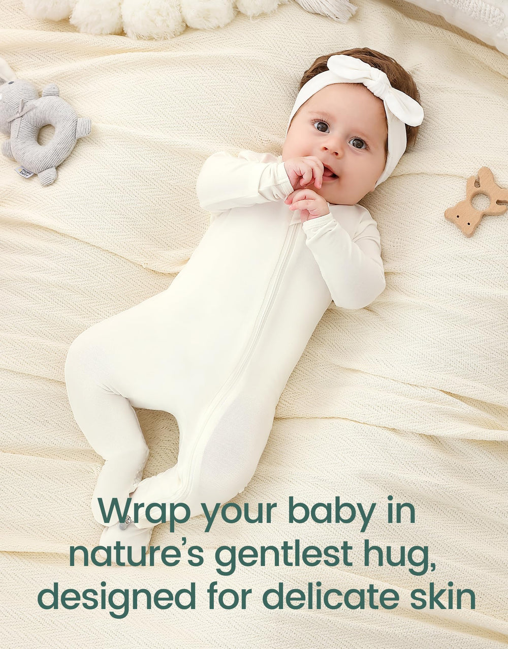 Slumber Buddy protective zip guard keeps skin safe during diaper changes