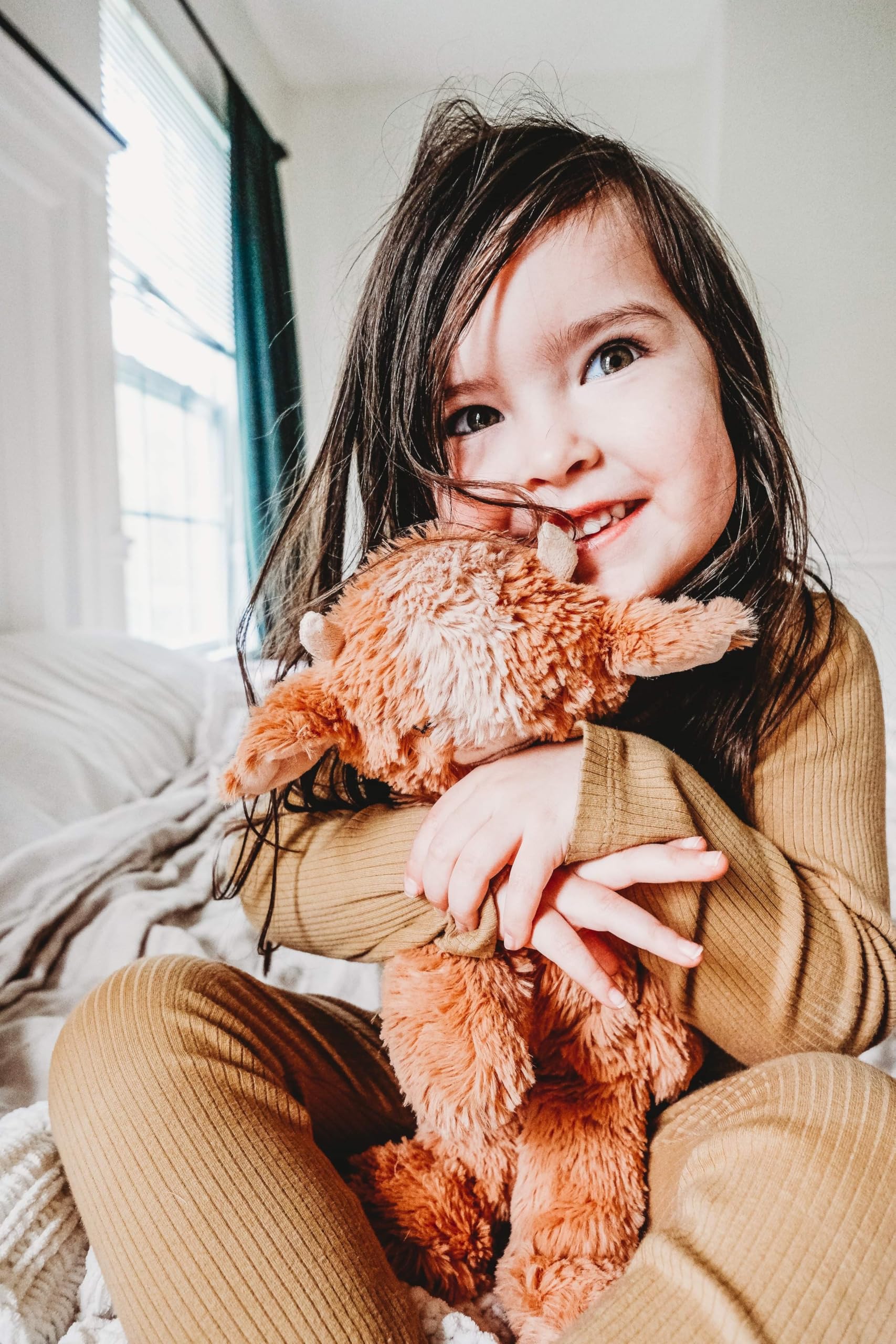 Slumberkins Yak Snuggler in a child-reading moment supports emotional learning