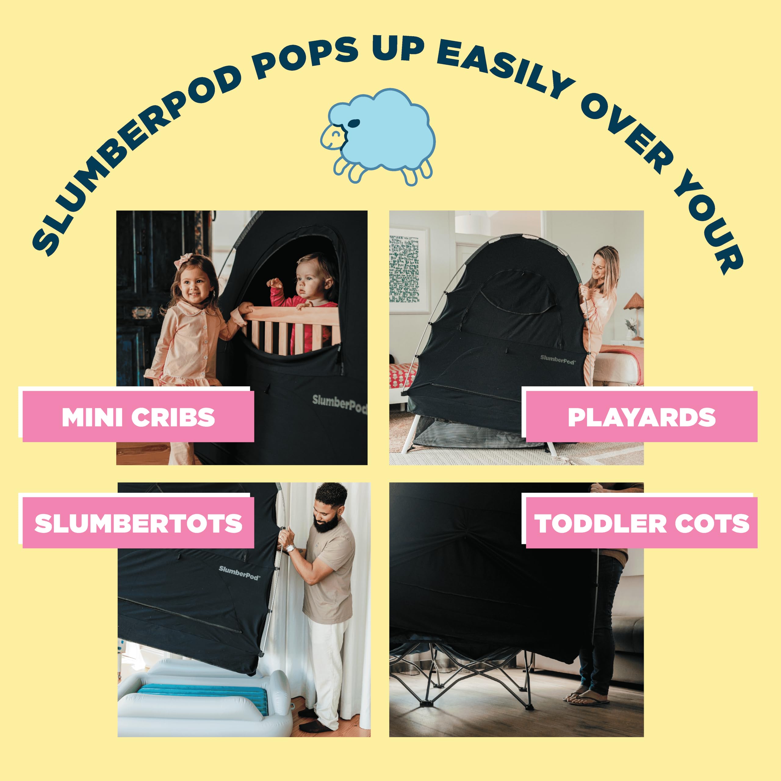 SlumberPod fan pouch holds a compact fan for airflow