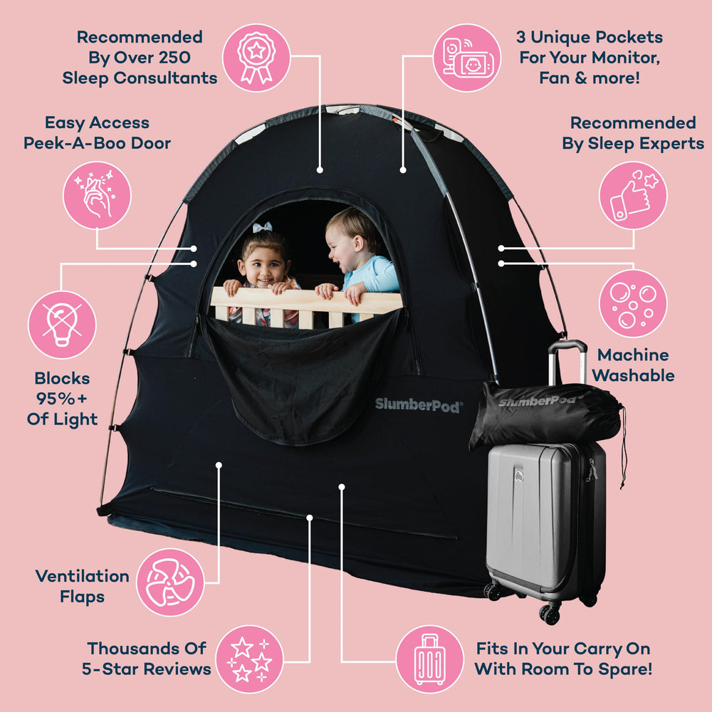 SlumberPod monitor pocket keeps checks convenient while baby rests.