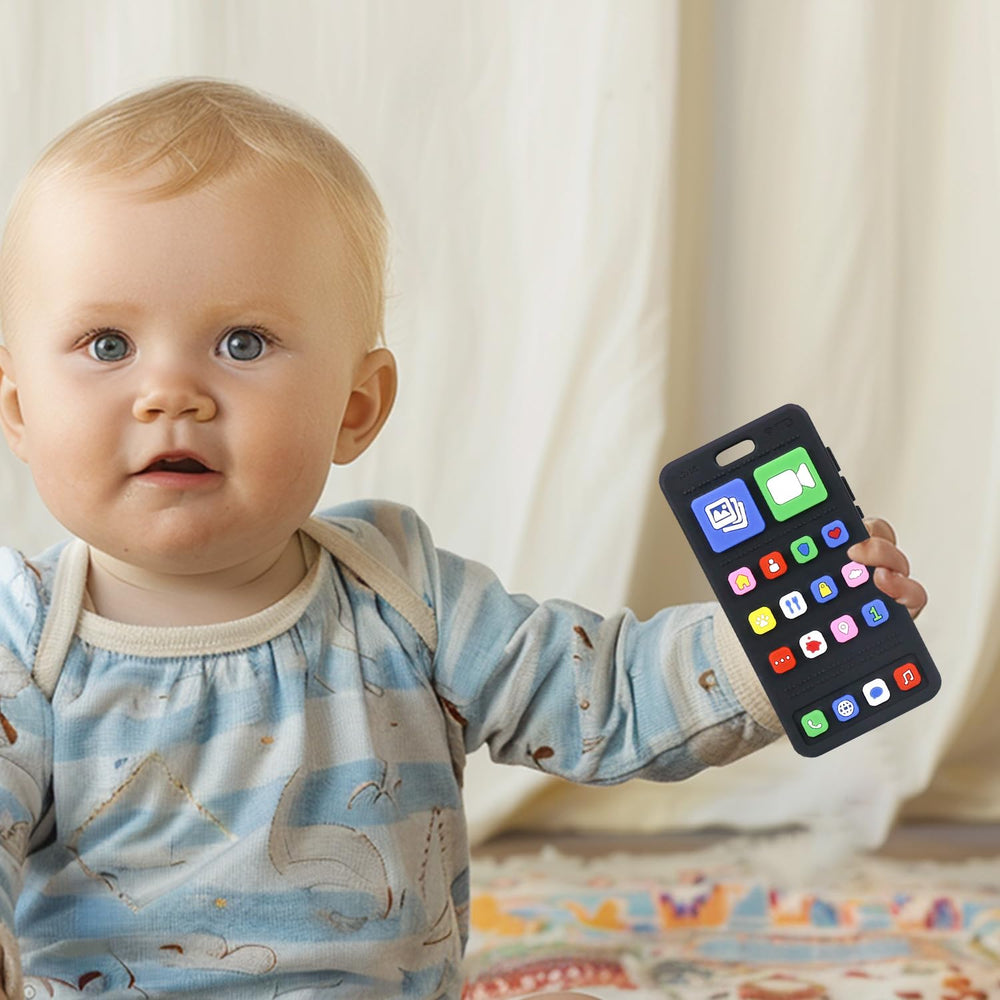 SLUQQHDU two-pack teether set makes a practical gift for new parents.