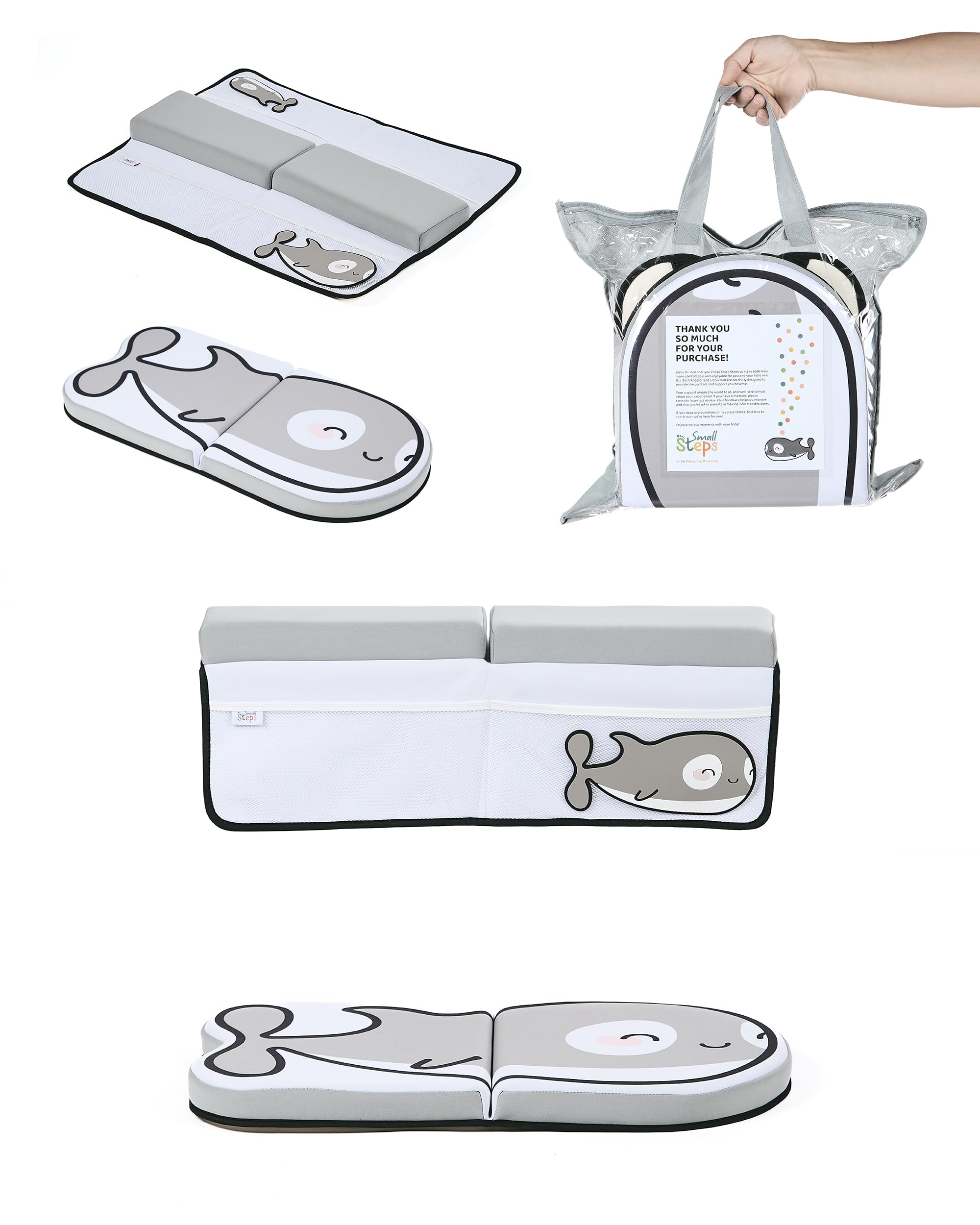 Small Steps orca gift-pack-idea-ready presents a thoughtful baby shower option.