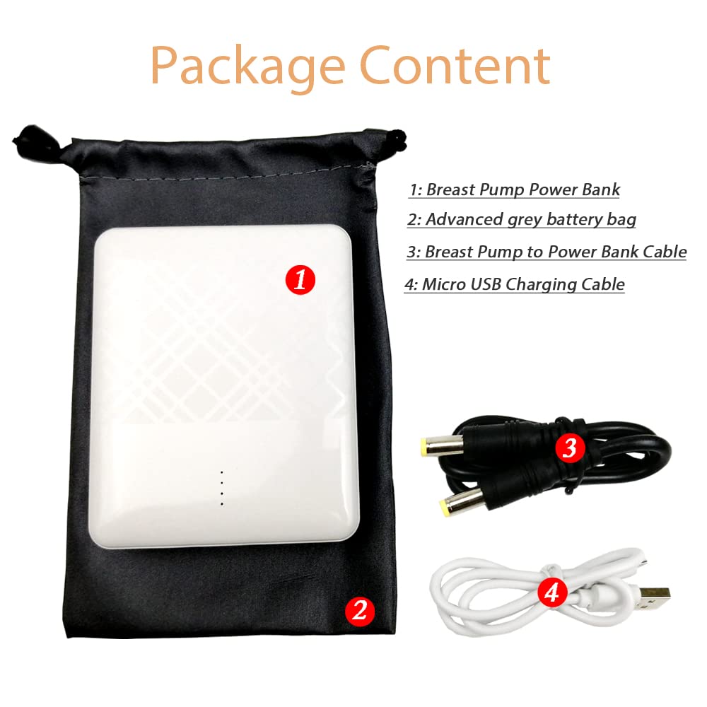 Smarkey outdoor travel use powering a breast pump away from home