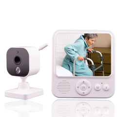 Smart Caregiver Video Monitor compact 2.8-inch screen for in-room viewing.