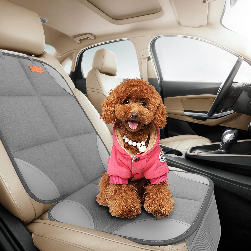 SMART ELF Car Seat Protector adjustable straps secure a snug fit