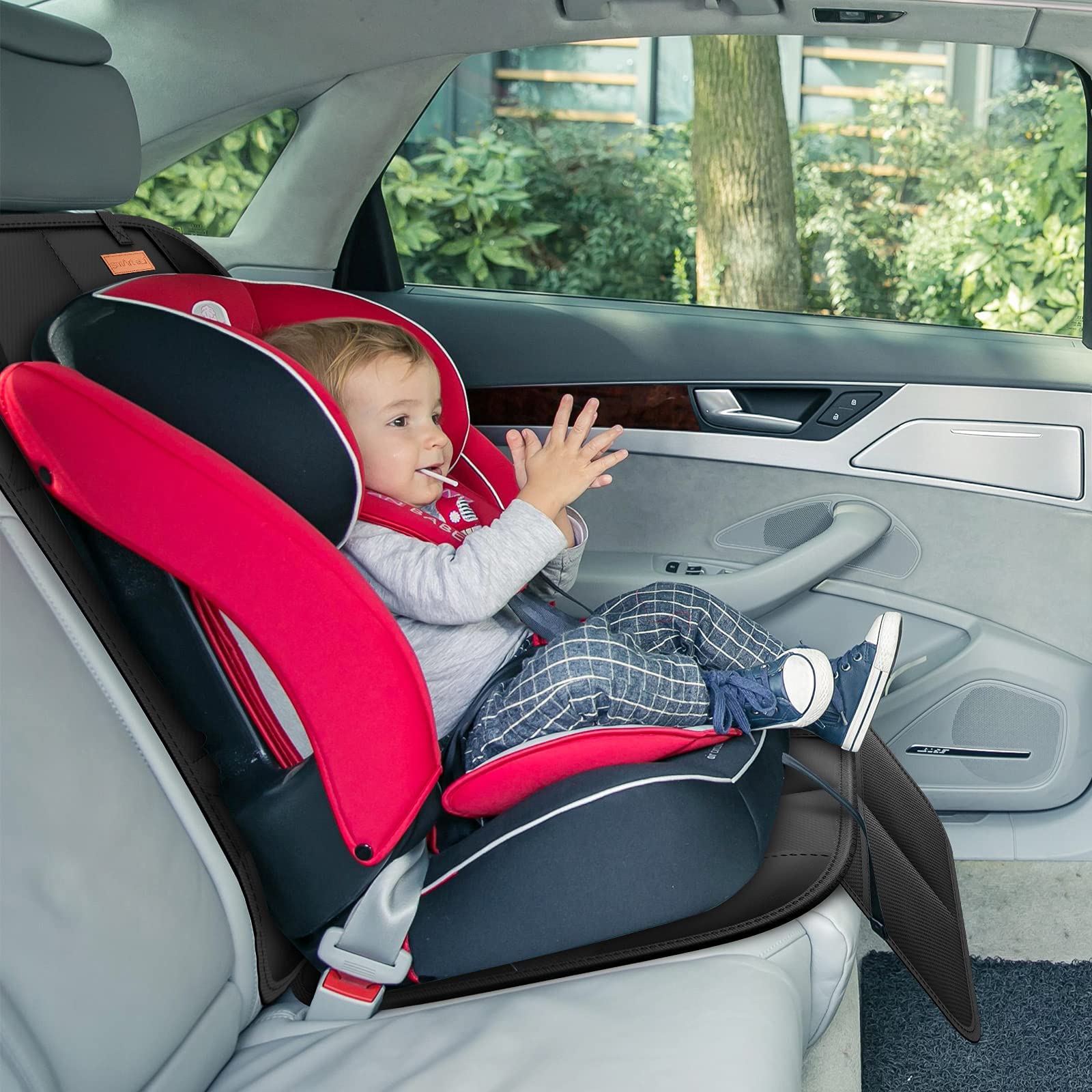 SMART ELF extended storage area keeps kid essentials within reach