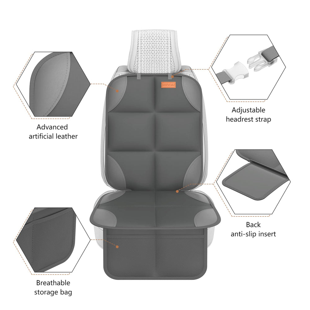 SMART ELF front-and-rear-seat-protector provides versatile protection for all seating positions.