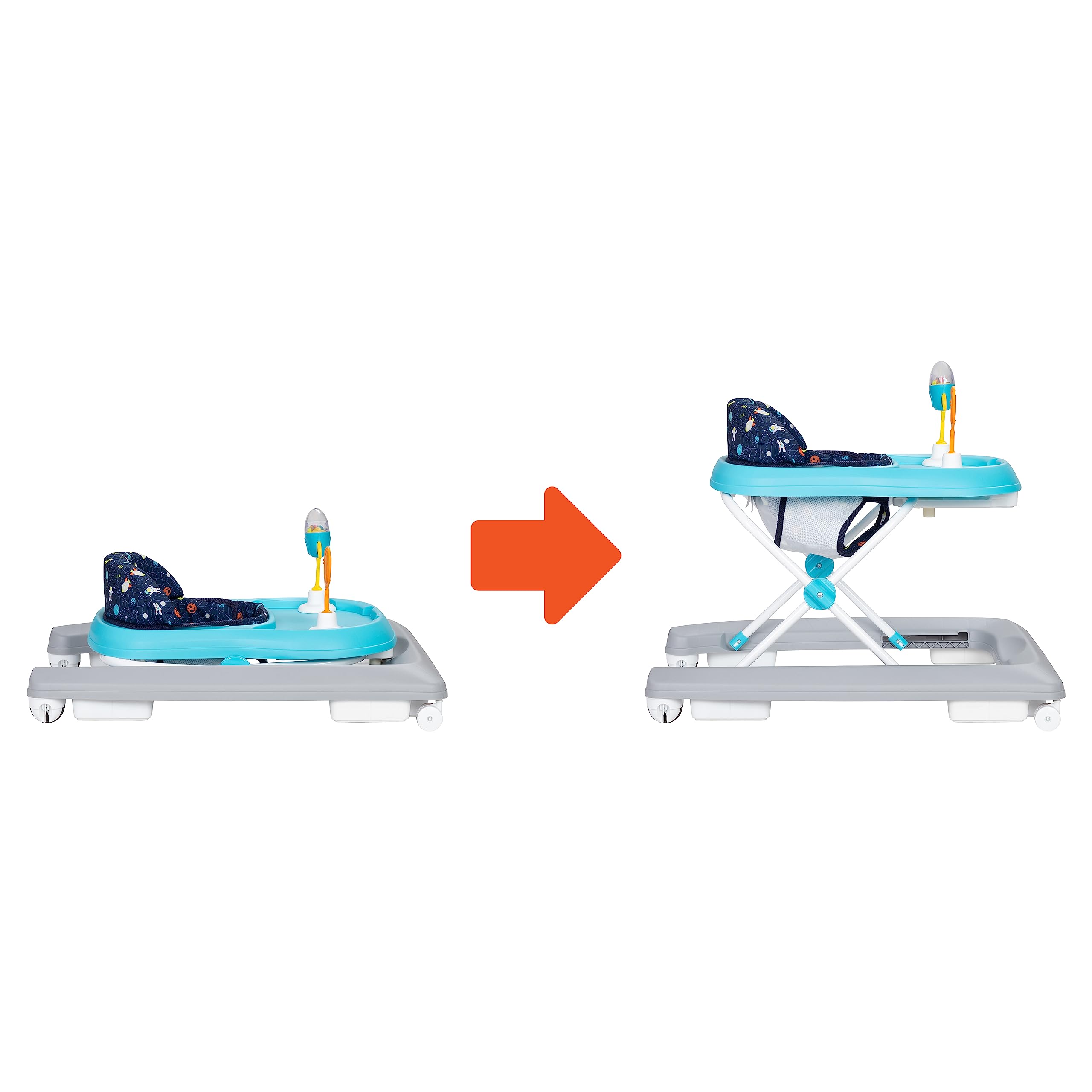 Smart Steps Trend Activity Walker cup holder keeps drinks within reach.