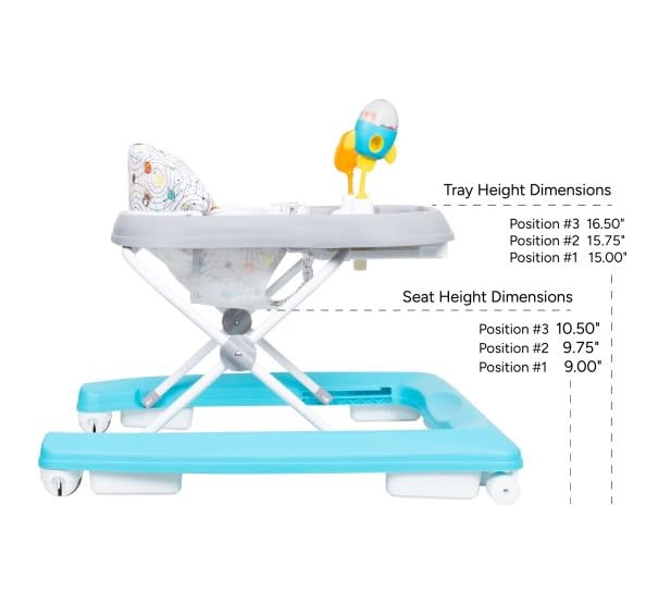 Smart Steps Trend Activity Walker in Space Navy design for modern nurseries.