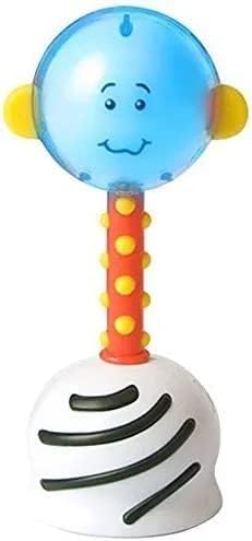 SmartNoggin NogginStik easy-grip handle supports tiny hands learning to grasp.