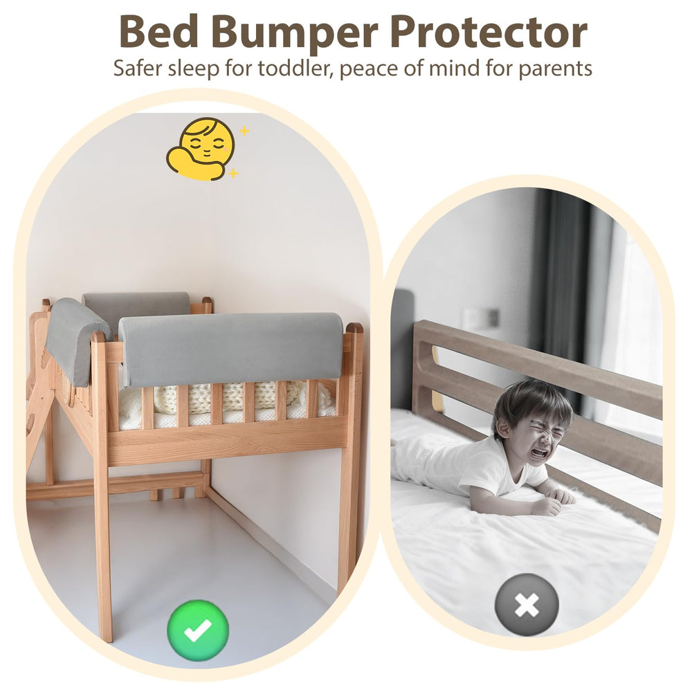 Smashier 3ft bed rail protector extends coverage for active sleepers.