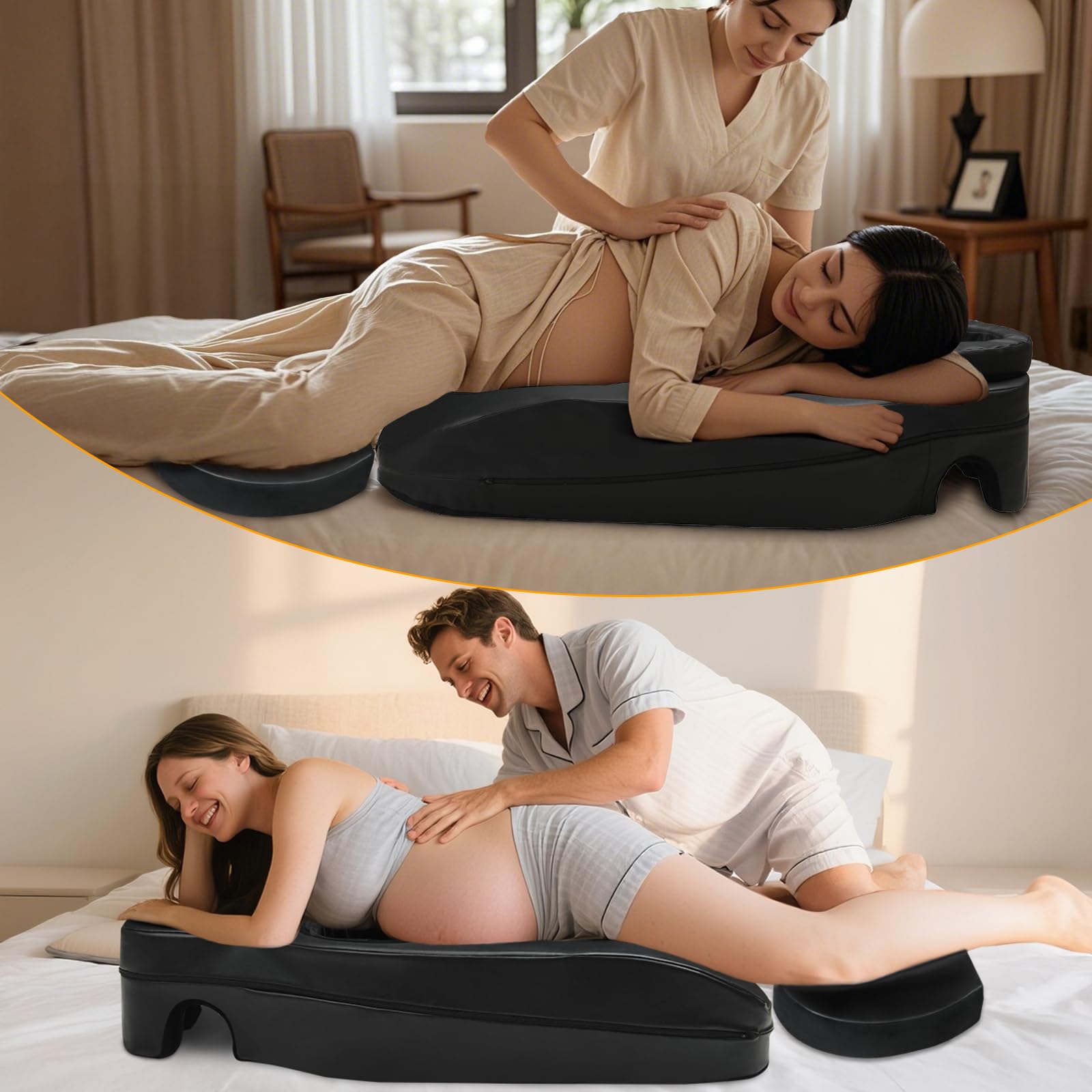 Smashier belly cushions with varying firmness enable personalized comfort.