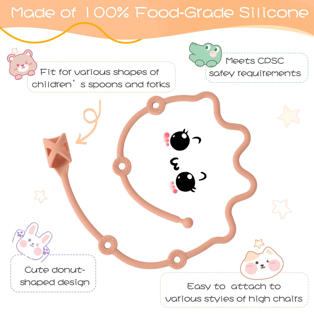 SMAutoLife soft stretchable silicone utensils are reusable and easy to clean.