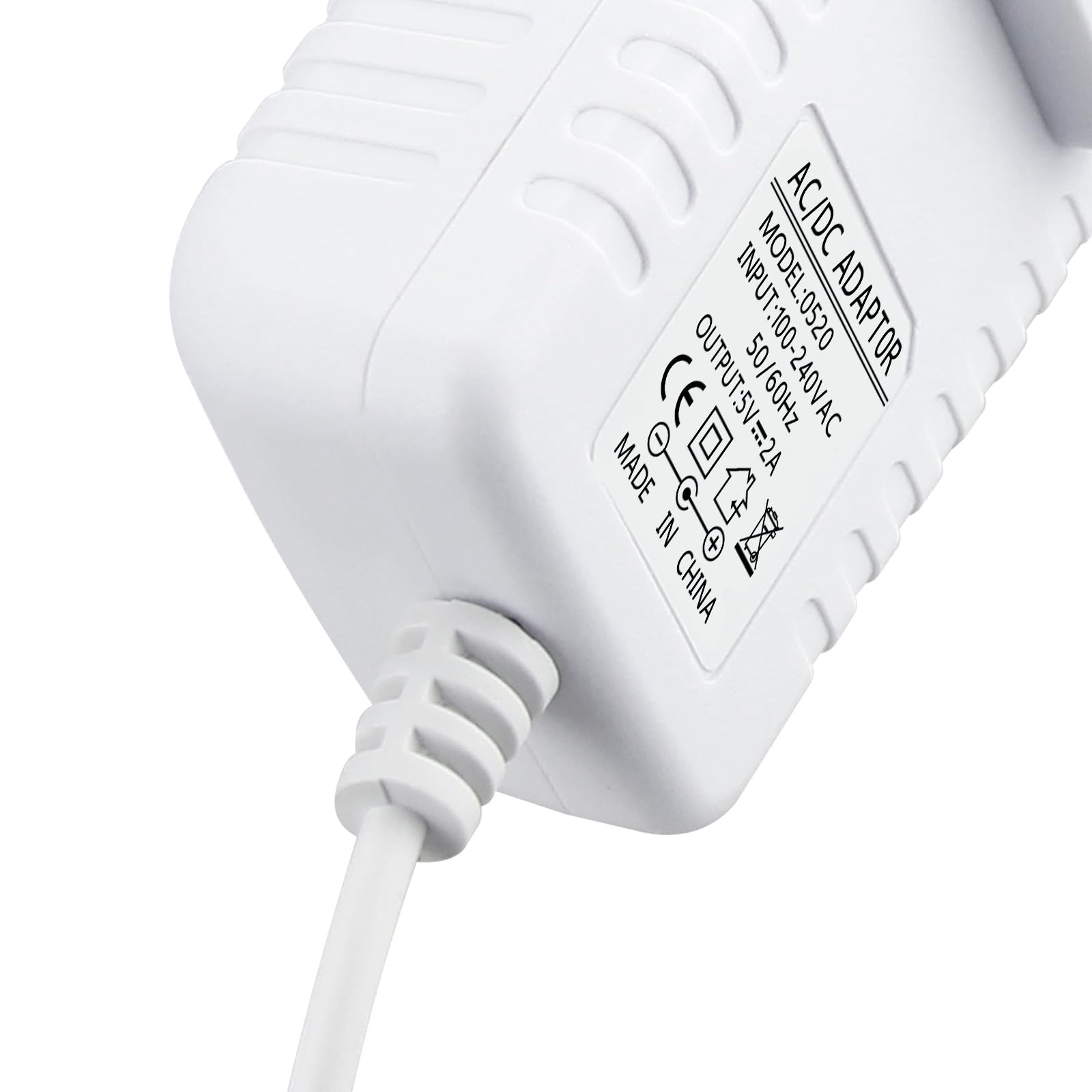 Smays monitor charger replacement showing 5V and 2A output for safe charging.