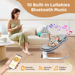 Smelluck baby swing app Bluetooth control setup